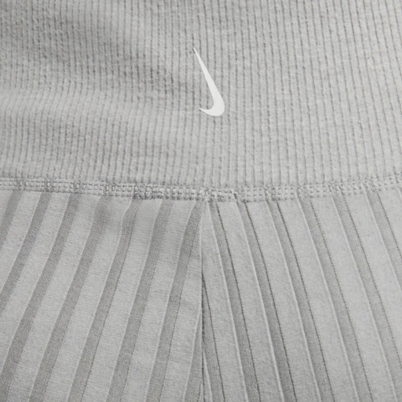 NWT Nike Yoga Plus Ribbed Wrap Look Jogger Pants in Grey - Picture 3 of 8
